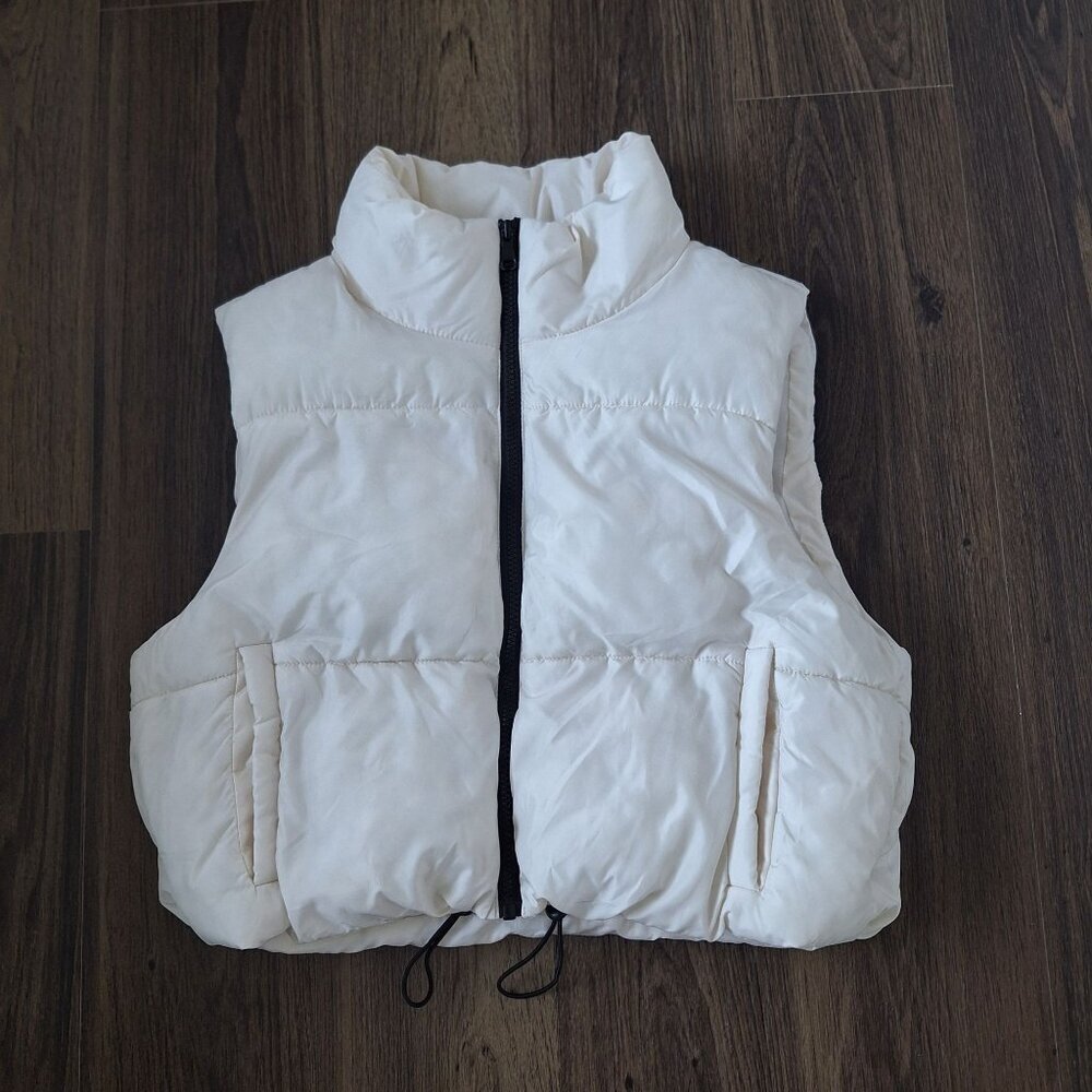 💙 CISONO Girls Warm Cozy Lightweight Puffer Vest Size L Preppy Outdoors